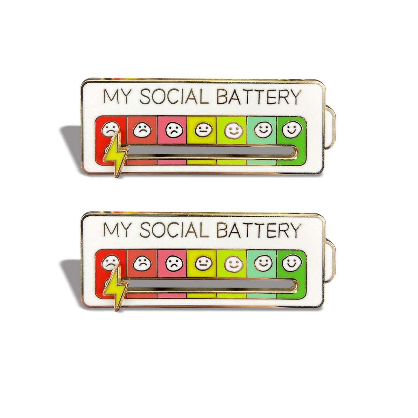 Soluckin™ My Social Battery Pin✨