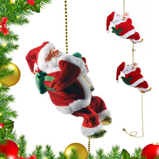 (🎄CHRISTMAS HOT SALE NOW-50% OFF)Santa Claus Musical Climbing Rope-BUY 2 FREE SHIPPING