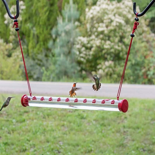 Hummingbird Feeder Garden Bird Feeder  Foldable Bird Feeding Tool with Hanging Pet Accessories Pet Bird Feeder Outdoor Supplies